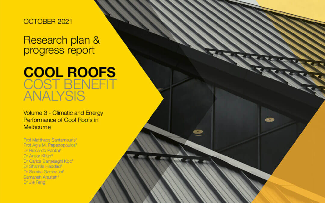 Melbourne Cool Roof Cost Benefit Analysis Volume 3